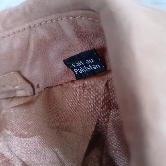 Vintage Leather Blazer Jacket - Picture 3 of 12